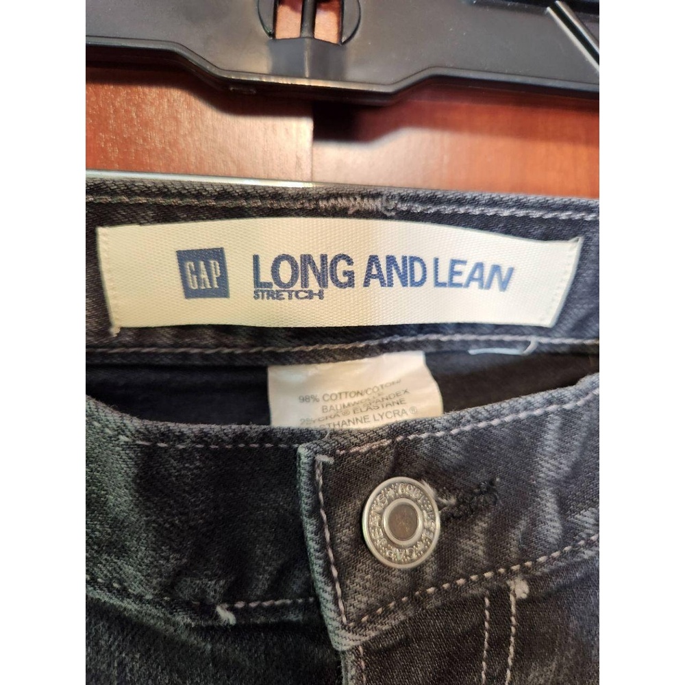 Gap Jeans Faded Black Long And Lean Bootcut Stretch Everyday Women's 6 Regular - Picture 5 of 6